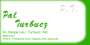 pal turbucz business card